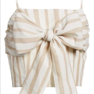 JOA x Chriselle Lim tie front tank